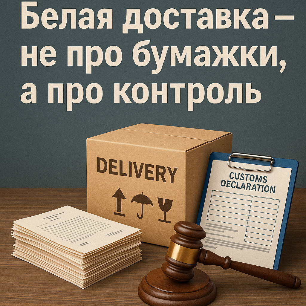 Белая доставка — не про бумажки, а про контроль