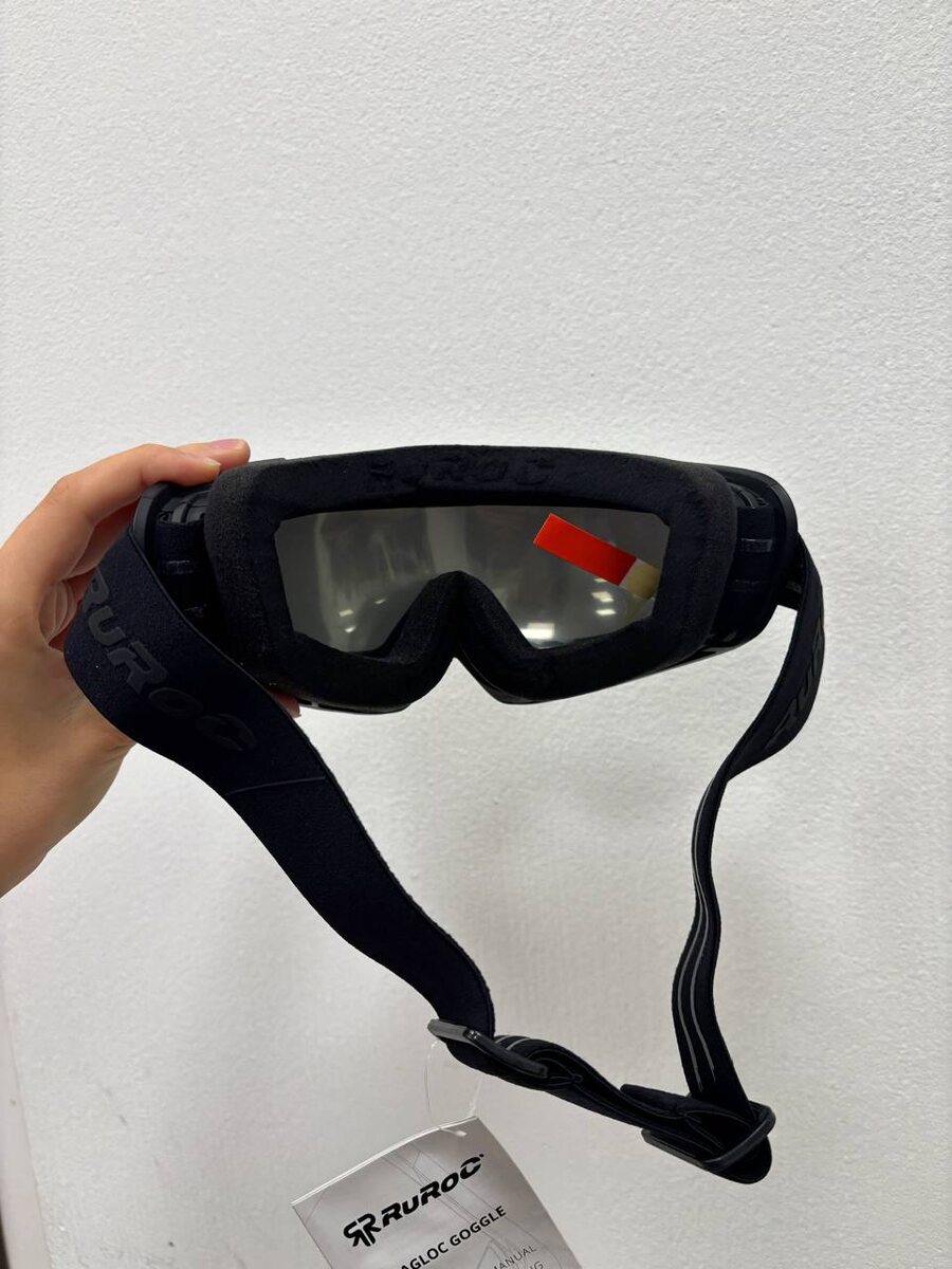 Маска с тёмной линзой Ruroc RG1-DX.