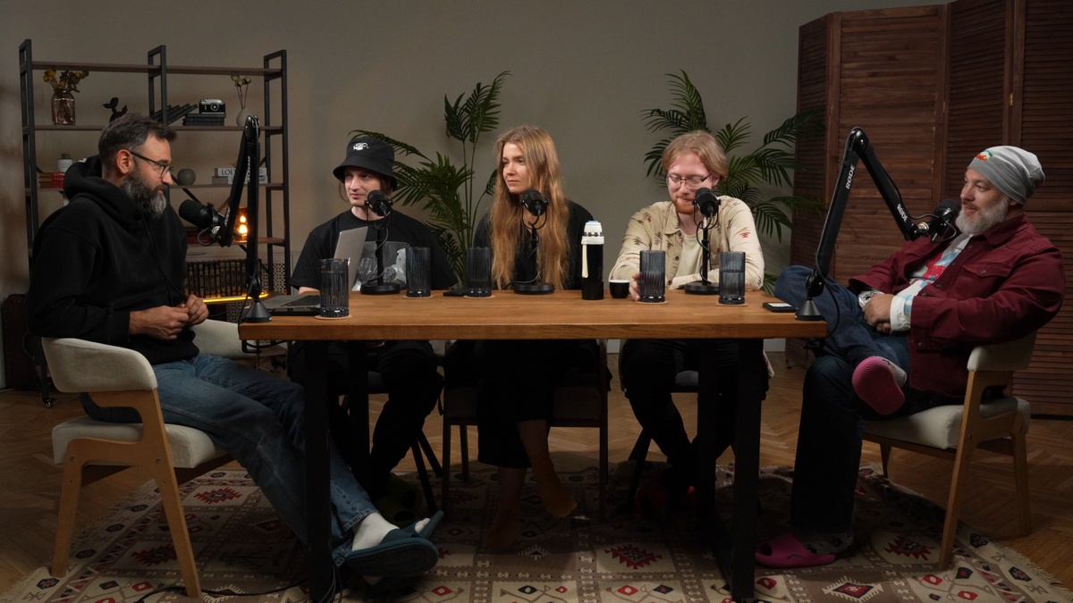 Студия для записи подкастов со зрителями