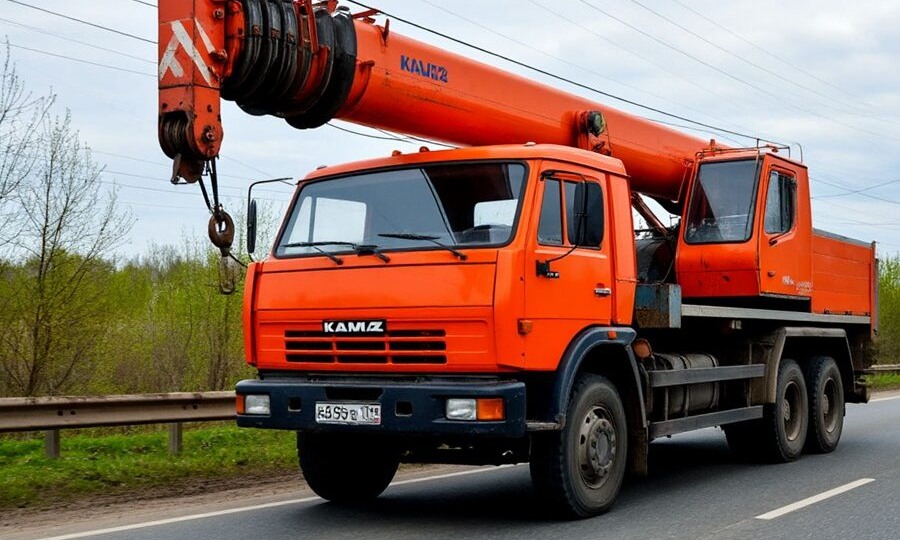 «Случай достойный анекдота»: автокран из Якутска получил штрафы за перегруз в Новосибирске и Омске