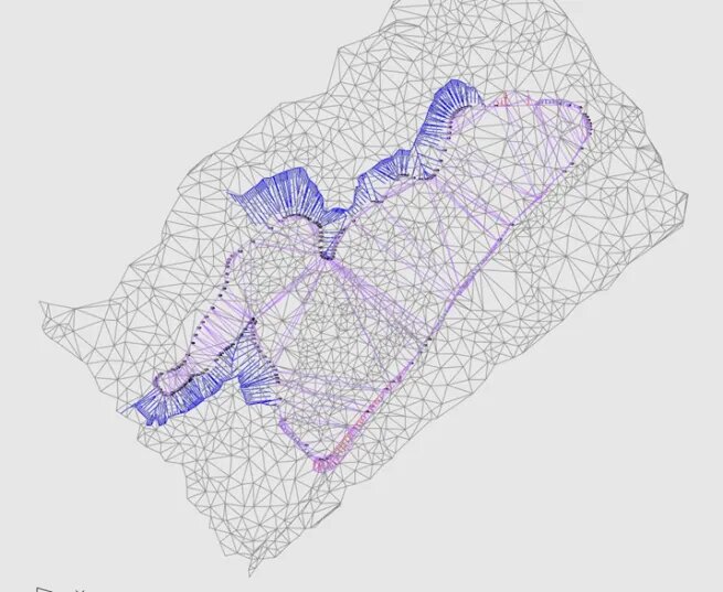 Построение поверхности проектного откоса в nanoCAD GeoniCS