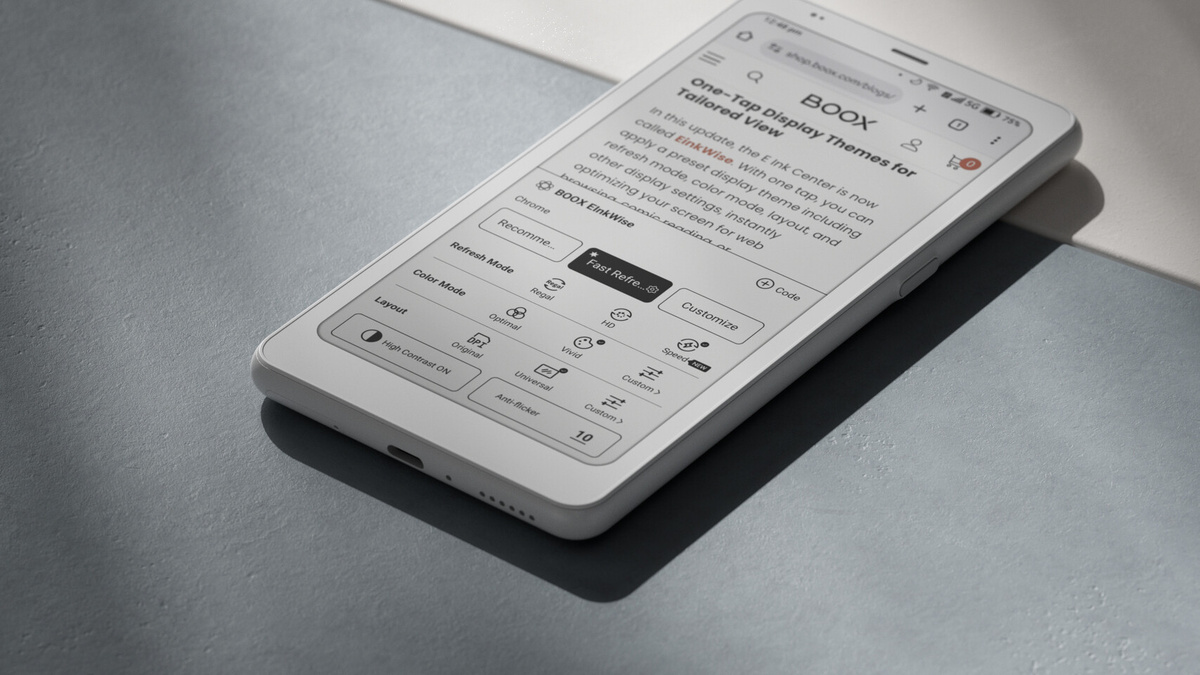    Boox представила электронную книгу-смартфон и гибридный планшет с цветными E-Ink экранами