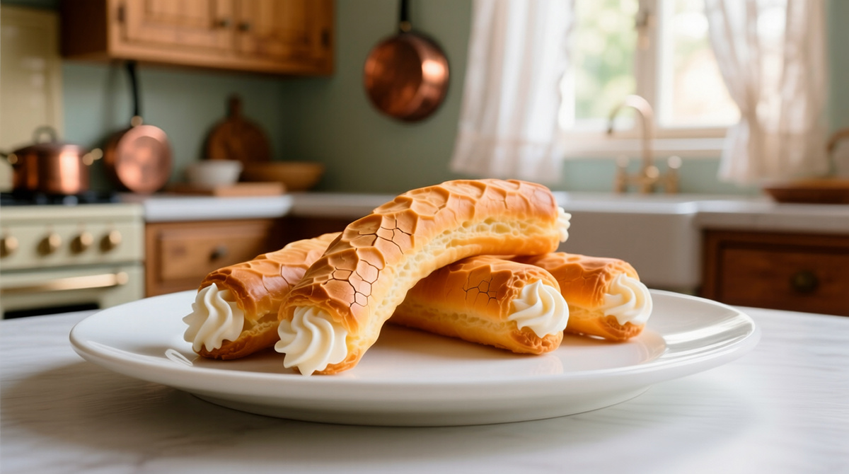 Пирожные трубочки