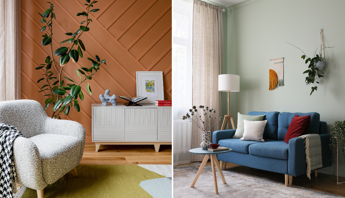 Интерьеры в стиле mid-century modern с продукцией LOYMINA Group