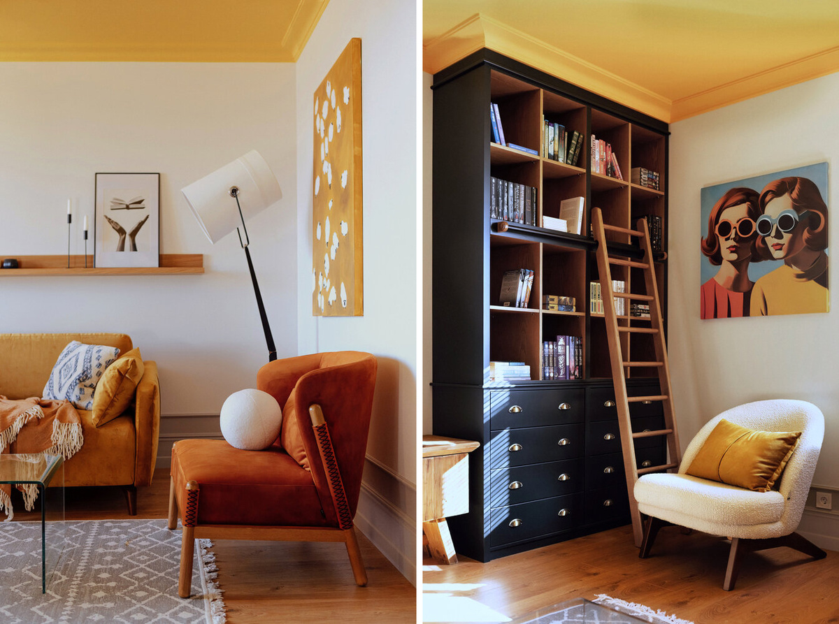 Оттенки SL-1062 Decisive Yellow и SL-0092 Faraway Star из колористической системы Swiss Lake