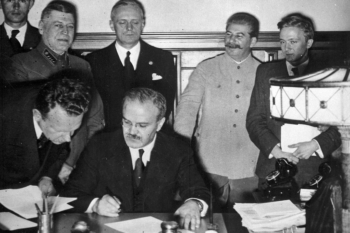 Подписание договора СССР и Германия