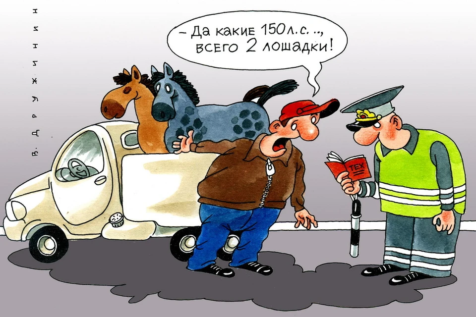 Карикатура В Дружинина с pskov.kp.ru