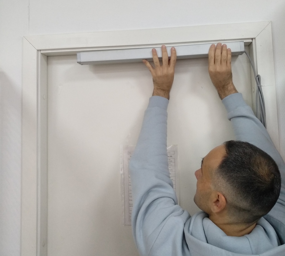 Электропривод марки «М+» серии M+RD4/90DE (24В; 1,5А; 400Н; 400 мм) 