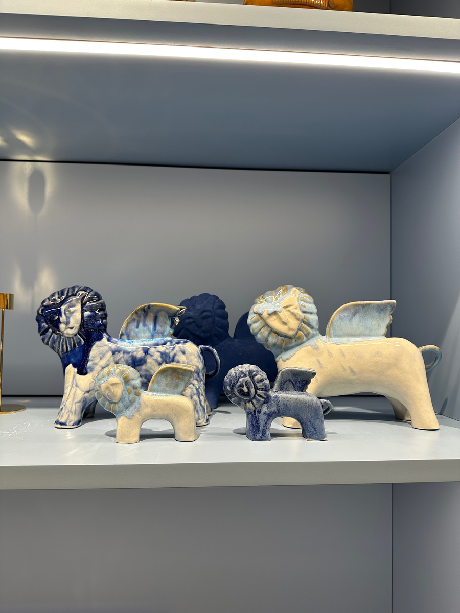 Керамические фигуры от художницы Liza Khorevali