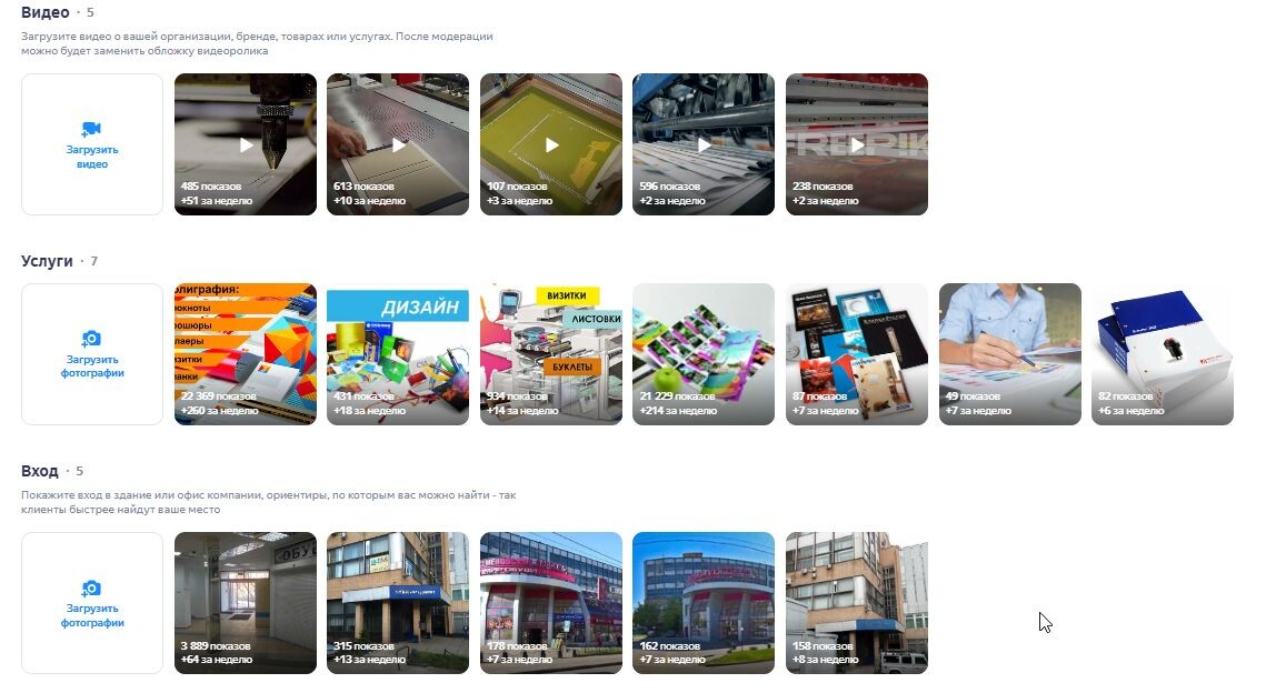 Подготовьте качественные изображения: фото фасада, логотипа и интерьеров.