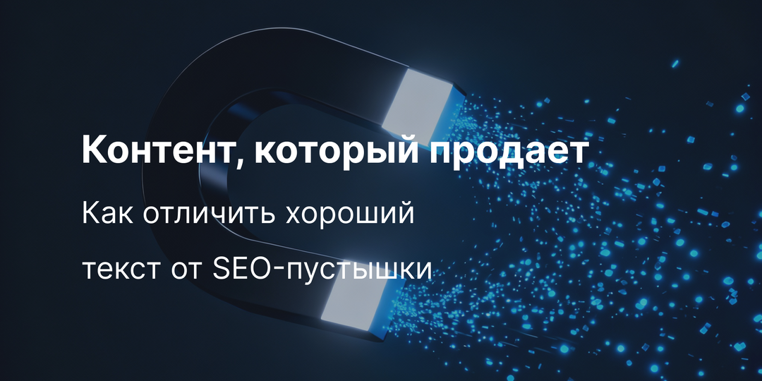 Контент, который продает: как отличить хороший текст от SEO-пустышки