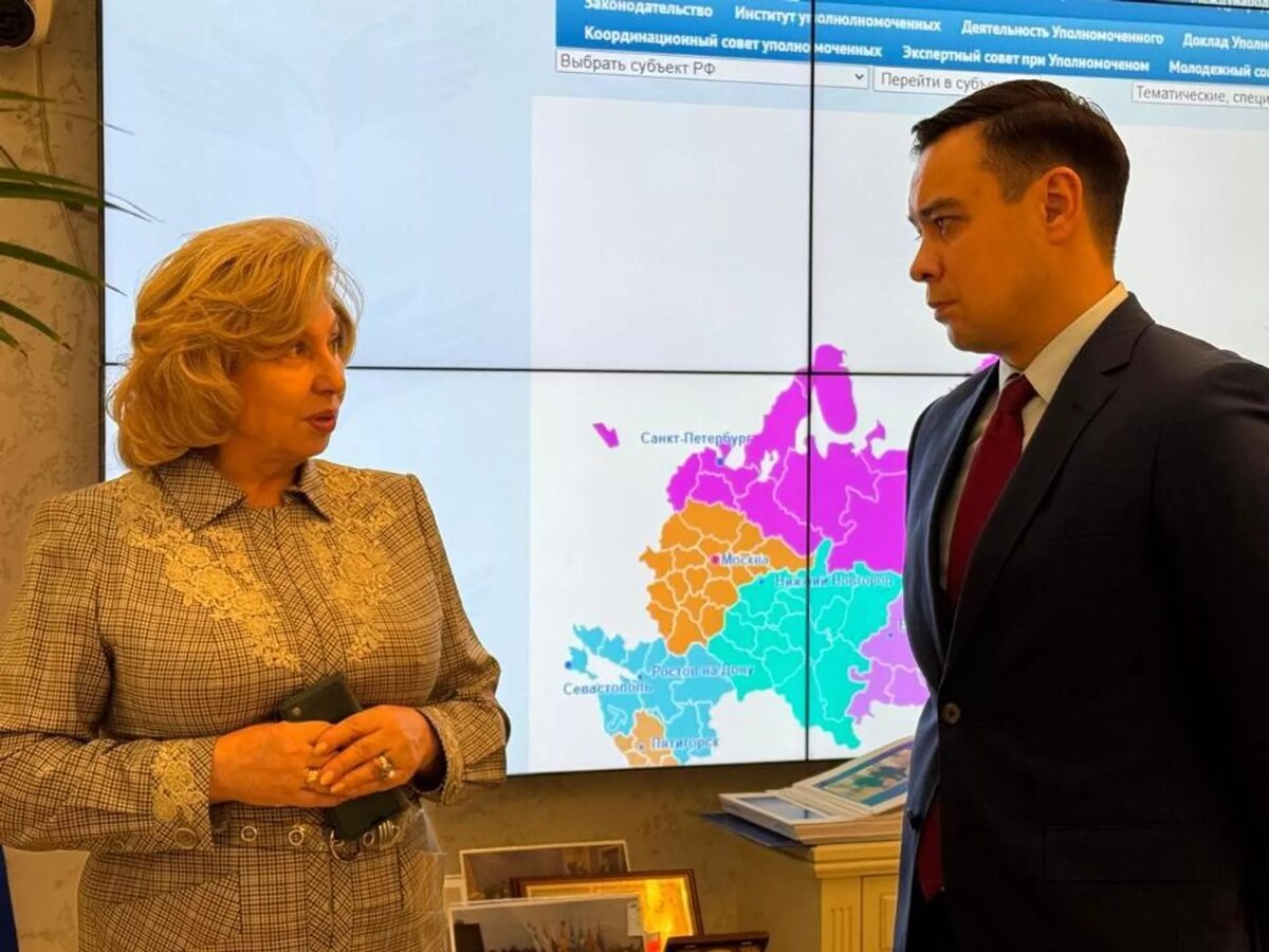 Встреча омбудсменов РК и РФ Артура Ластаева и Татьяны Москальковой
© Photo : Уполномоченный по правам человека в Республике Казахстан