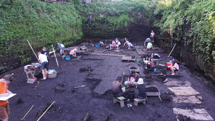 Археологические раскопки: полевой сезон, расчистка культурного слоя и поиск артефактов, (источник: rgo.ru)