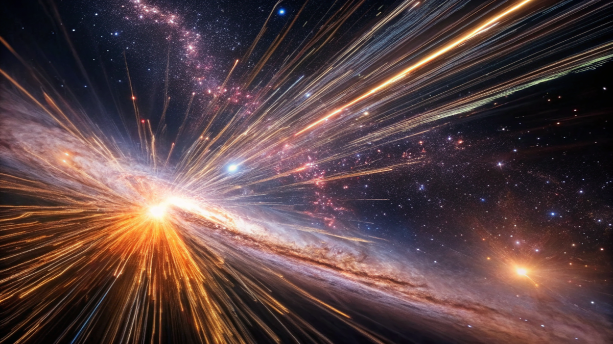    Физики объясняют процесс через фазовые переходы и образование космических струн