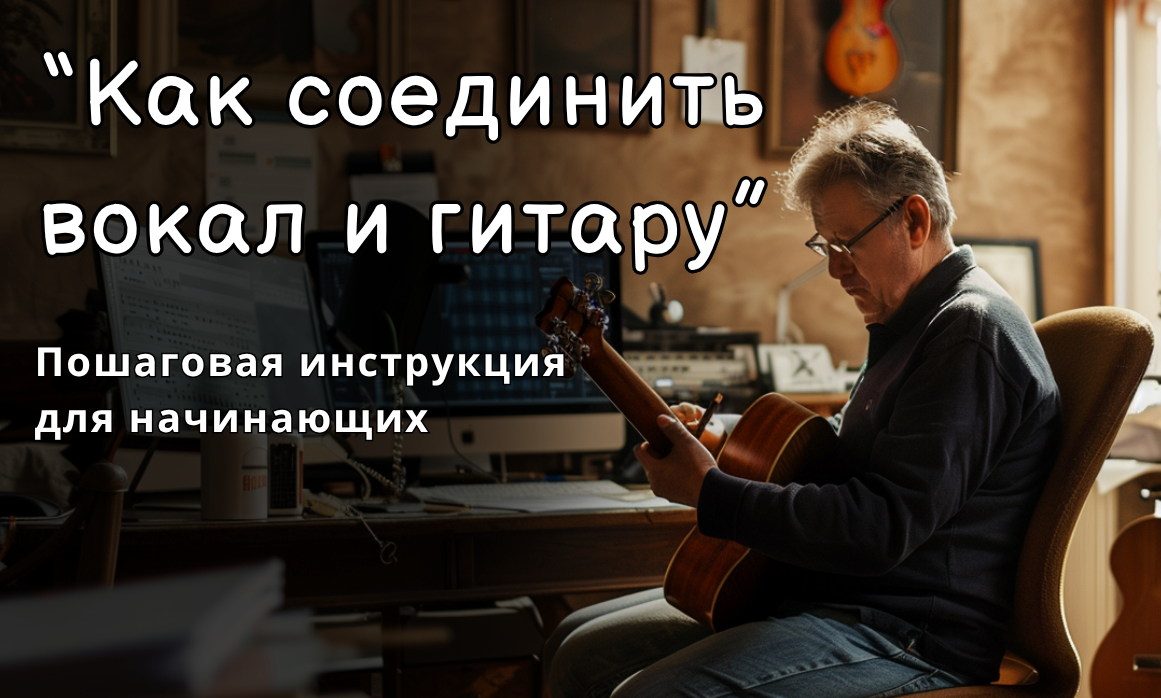 Как соединить вокал и гитару. Пошаговая инструкция для начинающих