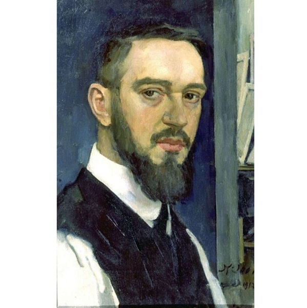 Константин Юон. Автопортрет. 1912. Холст, масло. 54 х 36. Государственный Русский музей