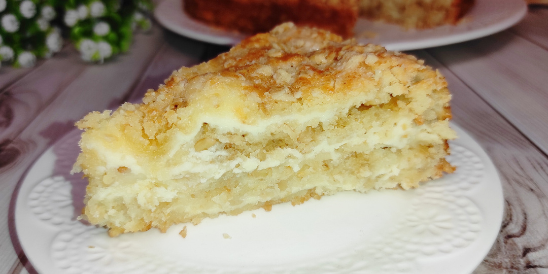 Обалденный СМЕТАННИК с овсяными хлопьями. Вкуснейший ПИРОГ за 15 минут + время на выпечку.