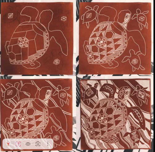 Даниэла Рябичева. Серия линогравюр "Красная книга. Алфавит"