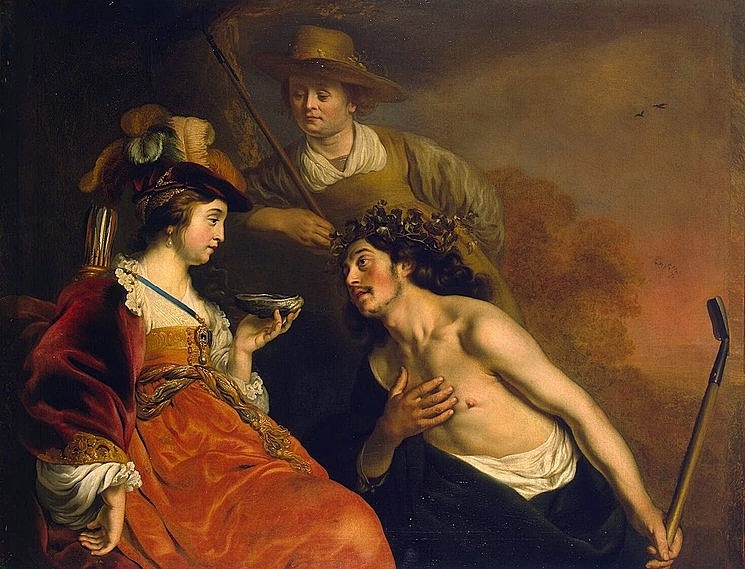 Якоб Адриансзон Баккер, «Гранида и Дайфило», 1636, холст, масло, 125 x 161.5 см, Государственный Эрмитаж, Санкт-Петербург