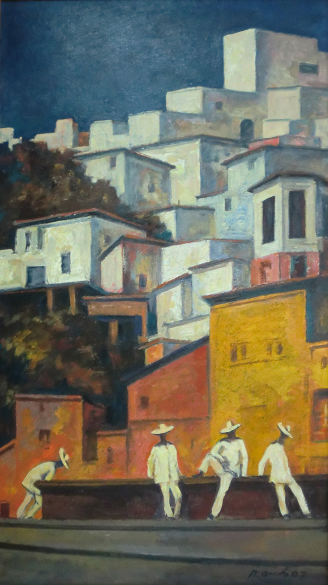 П.Оссовский. Сиеста. 2008, х.м. Работа находится в собрании Музея Актуального Реализма