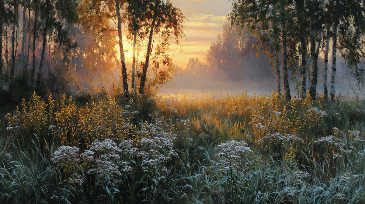 Здесь природа дышит ожиданием — всё замерло в тихой гармонии, и кажется, вот-вот произойдёт нечто необыкновенное.