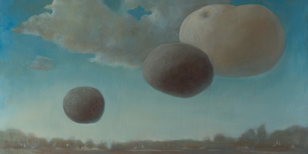 "Сгладить углы" или почему нам нравится смотреть на облака? Выставка Ольги Молчановой-Пермяковой.