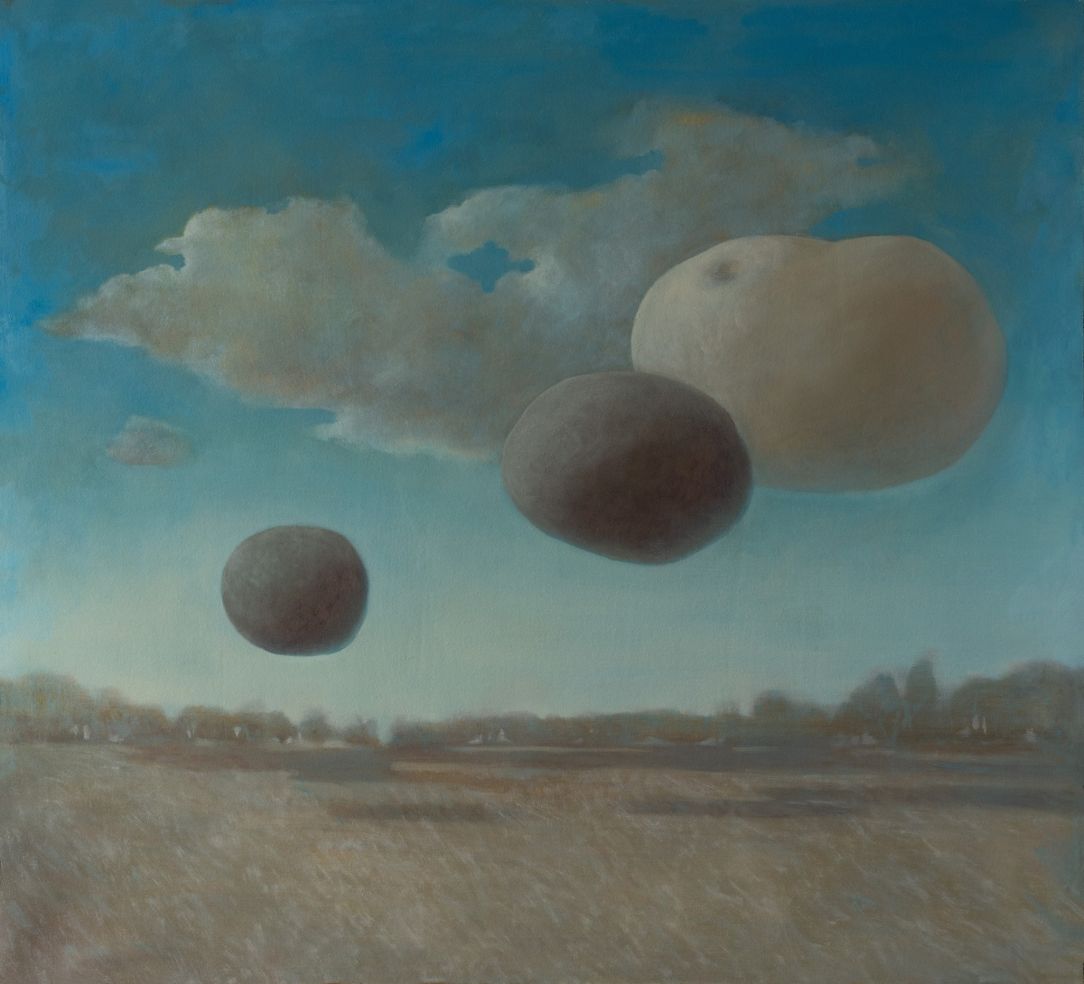 Ольга Молчанова-Пермякова, «Один тяжелый, два полегче», 100х120 см, холст, масло,
(2024)