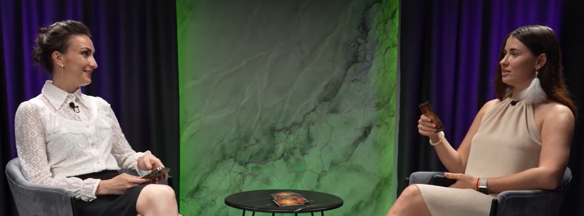 На съемке подкаста Tina Risk Show