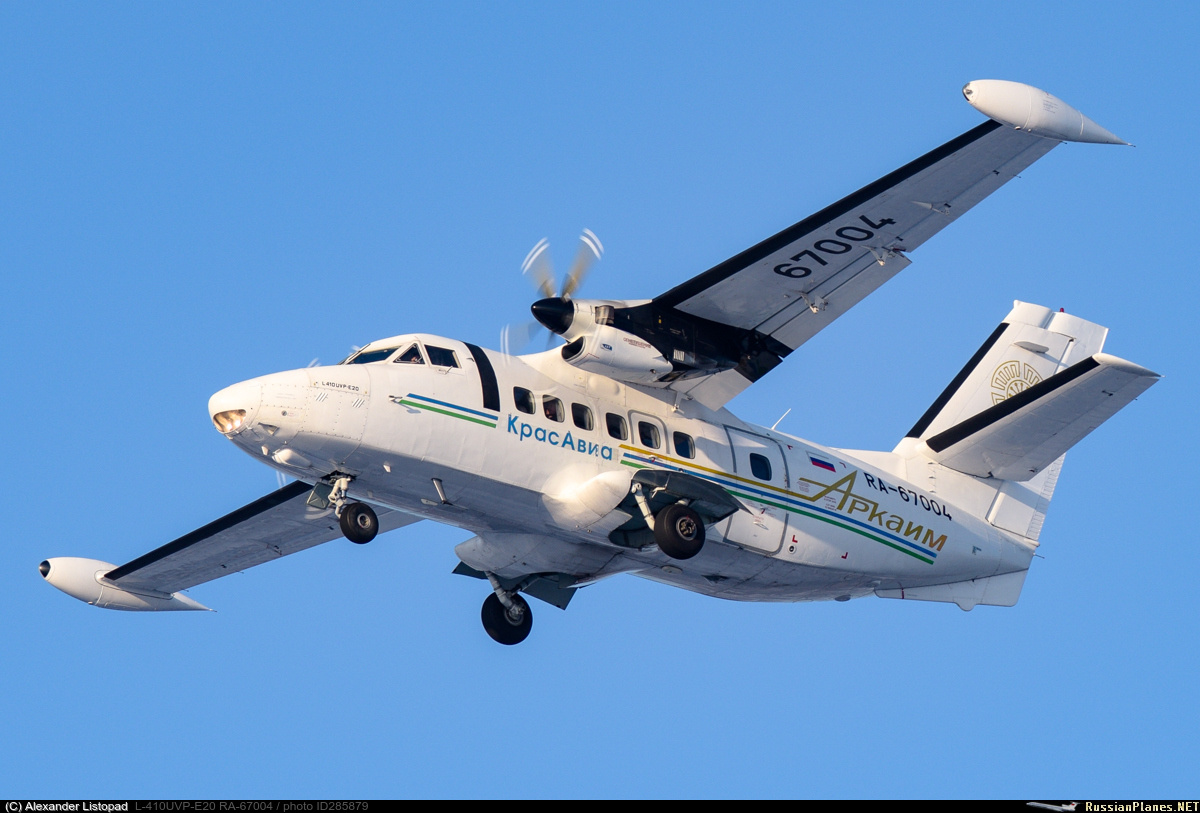 L-410 UVP в воздухе