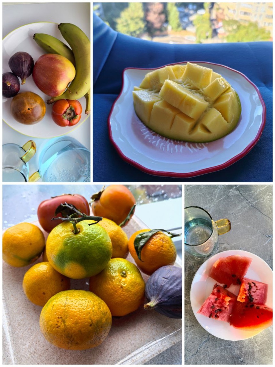 осенние фрукты