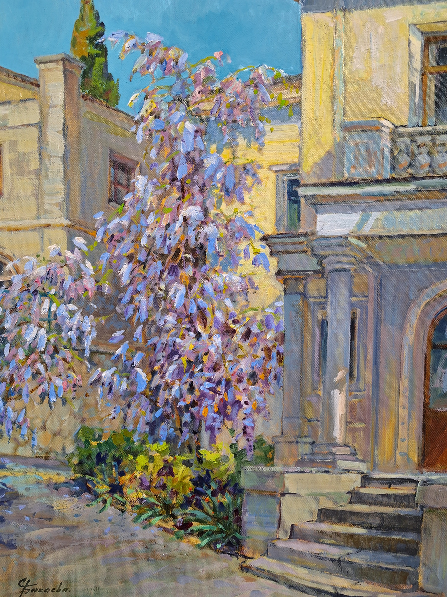 Картина Светланы Бакаевой
Фото предоставлено пресс-службой Ливадийского дворца-музея