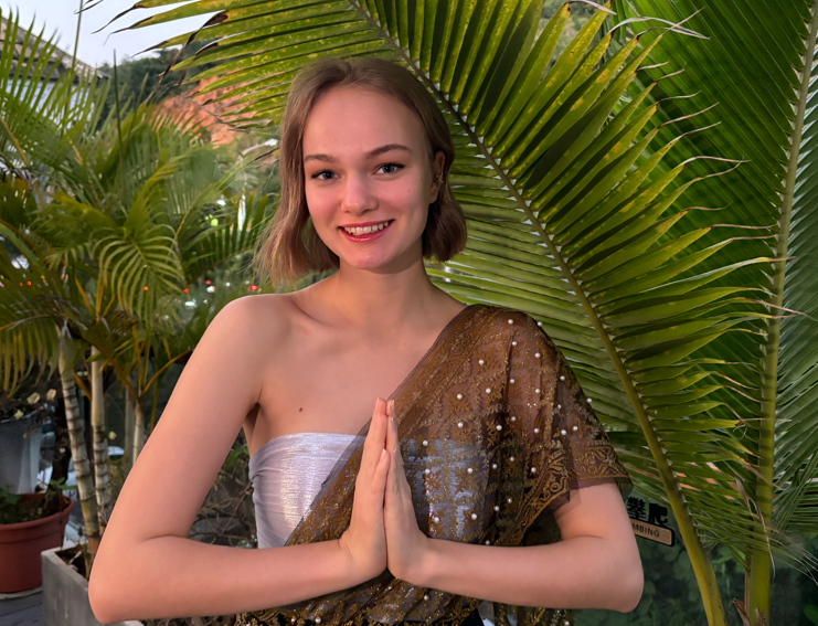 Вот такая красота прямо у нас в отеле!