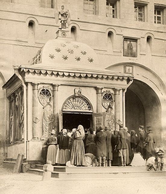Иверская Часовня. Старинная фотография