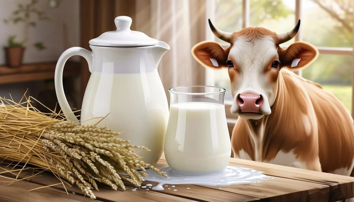 Главная характеристика цельного молока — естественная жирность.