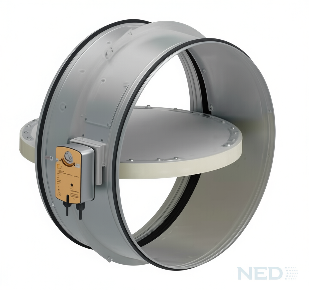 Клапан противопожарный канальный