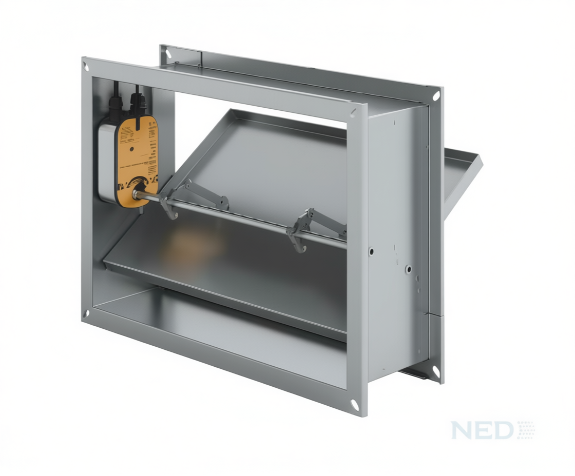 Клапан системы дымоудаления