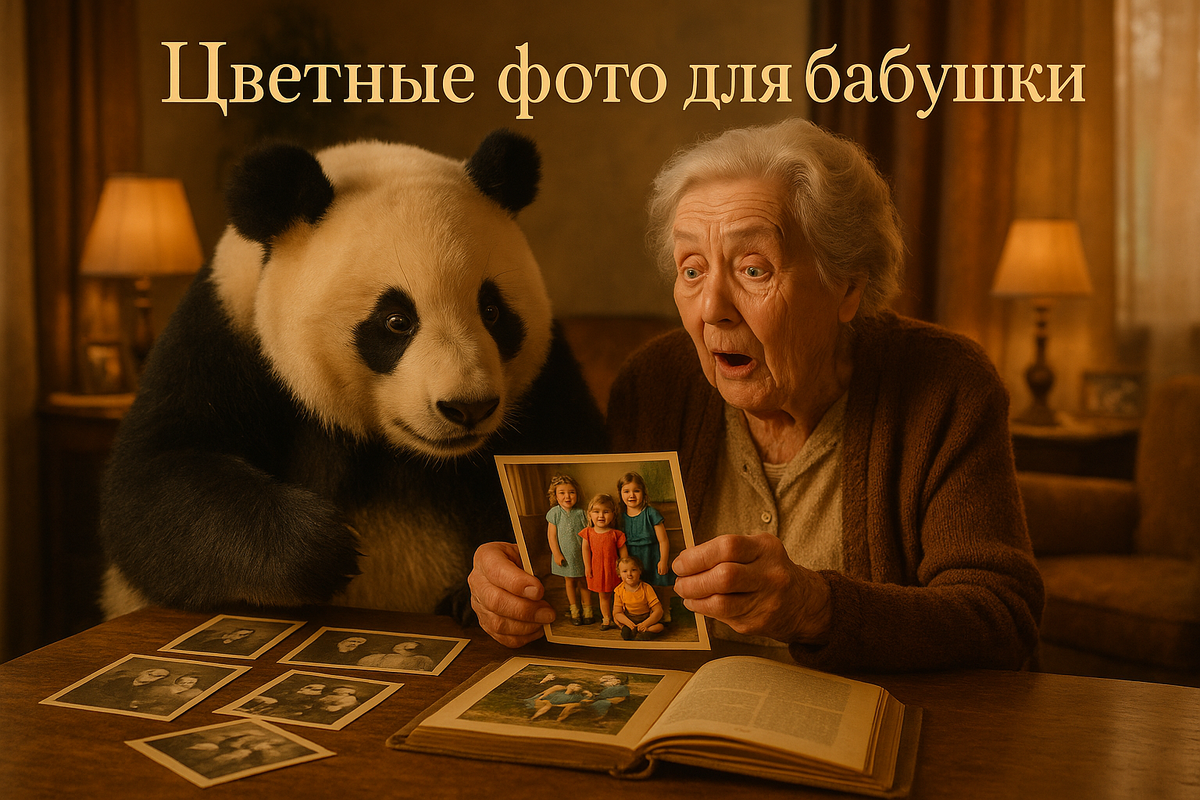    Цветные фото из прошлого: сюрприз с нейросетями для бабушки на 80-летие admin