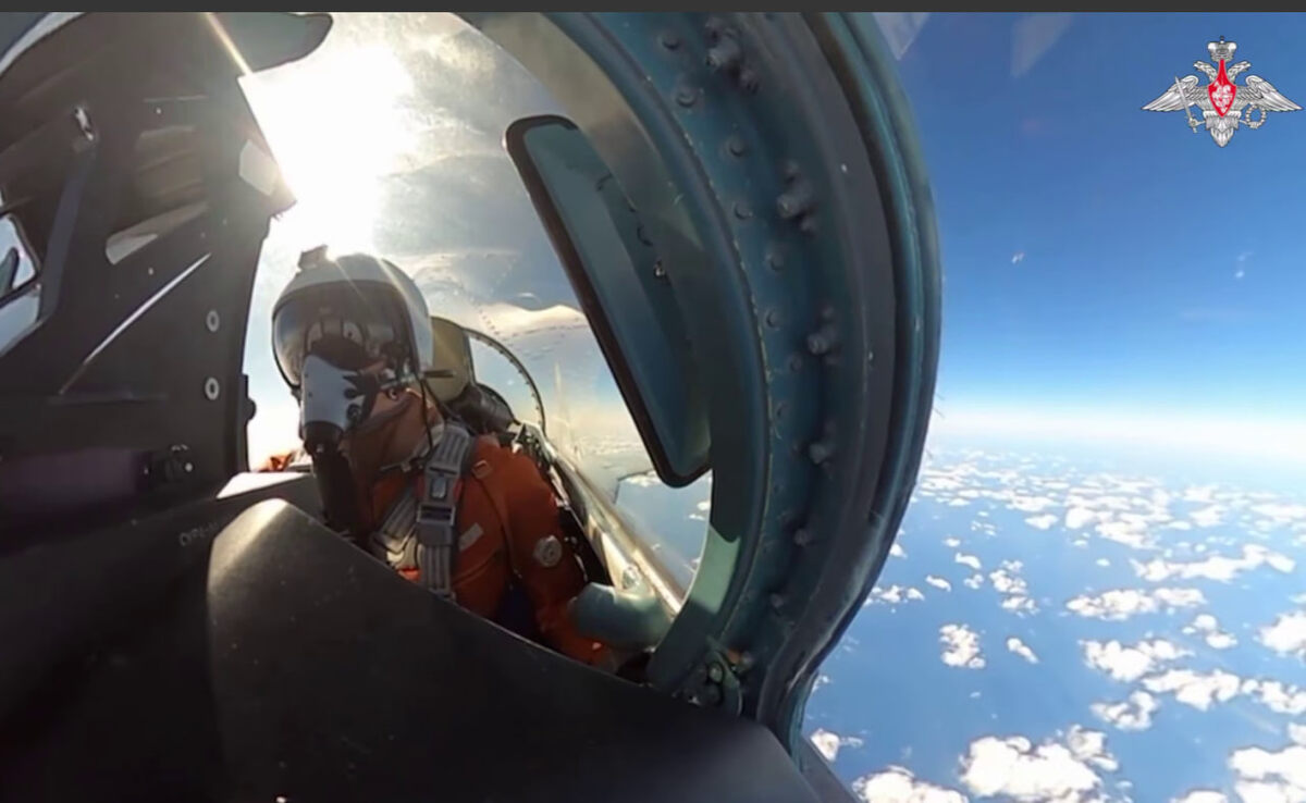 скриншот видео с телеграм-канала Министерства обороны России