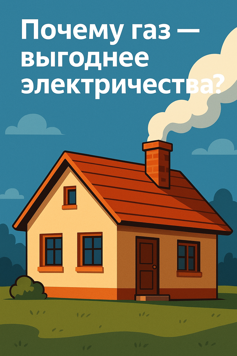 Почему газом отапливать дом дешевле, чем электричеством