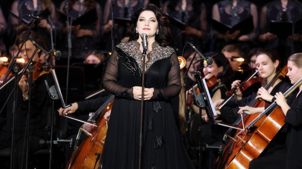 Оперная певица Хибла Герзмава .📷Фото: телеканал «Россия»