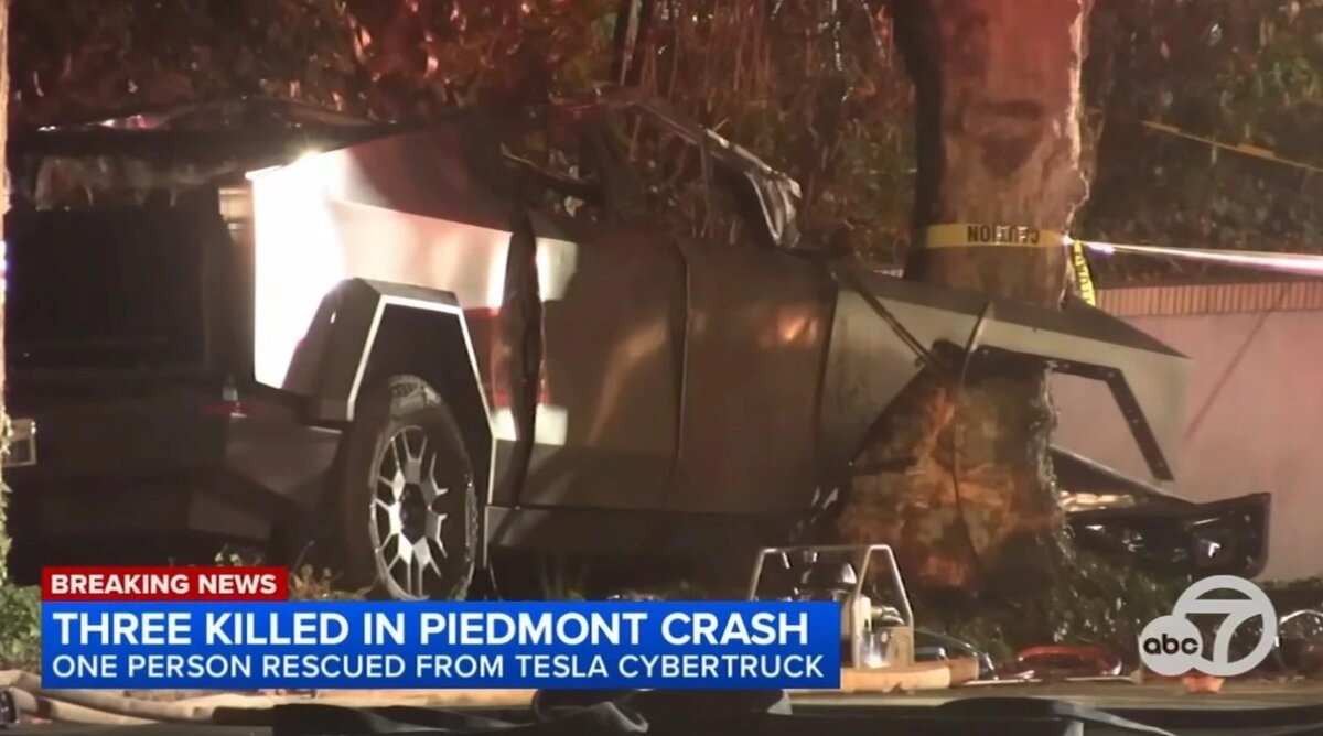   Кадр с репортажа о трагической аварии в Пидмонте