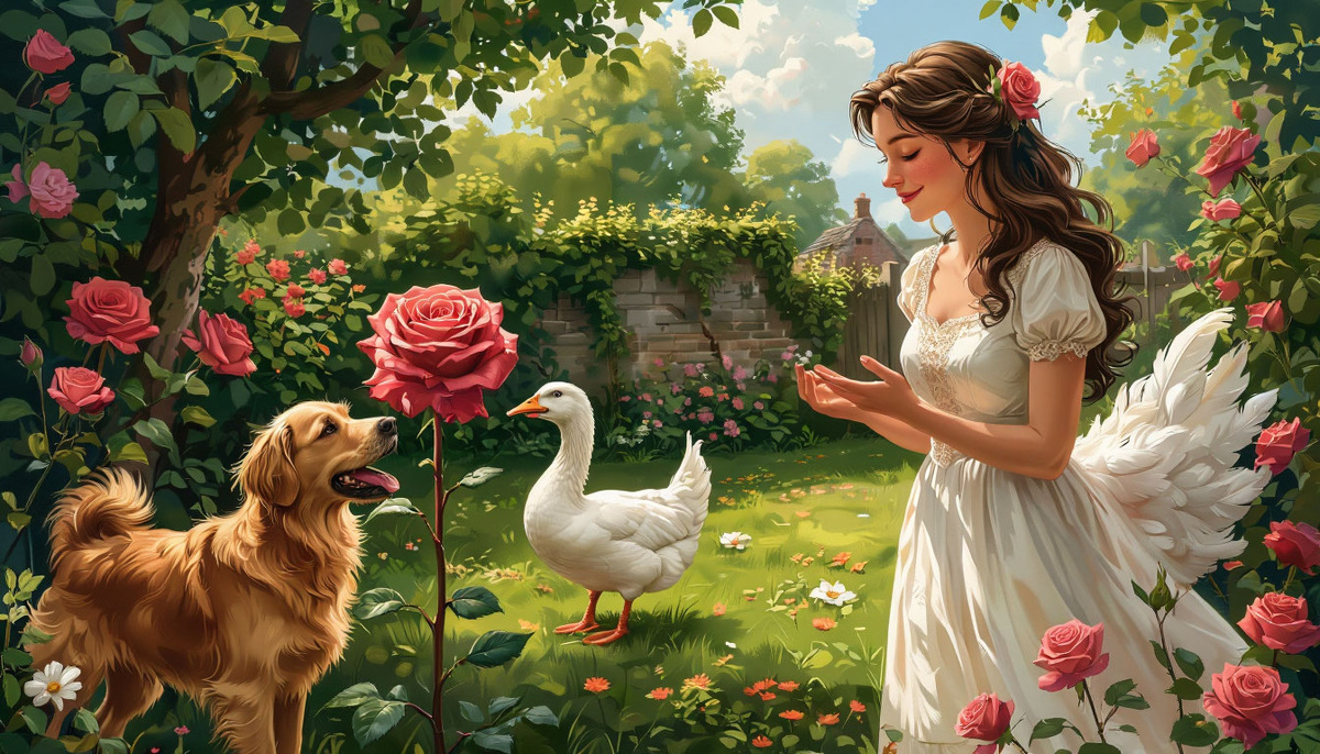 Роза. Изображение от ИИ Шедеврум