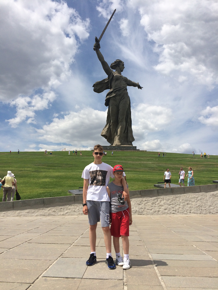 2017 год. Братья Герман и Александр Головины в Волгограде