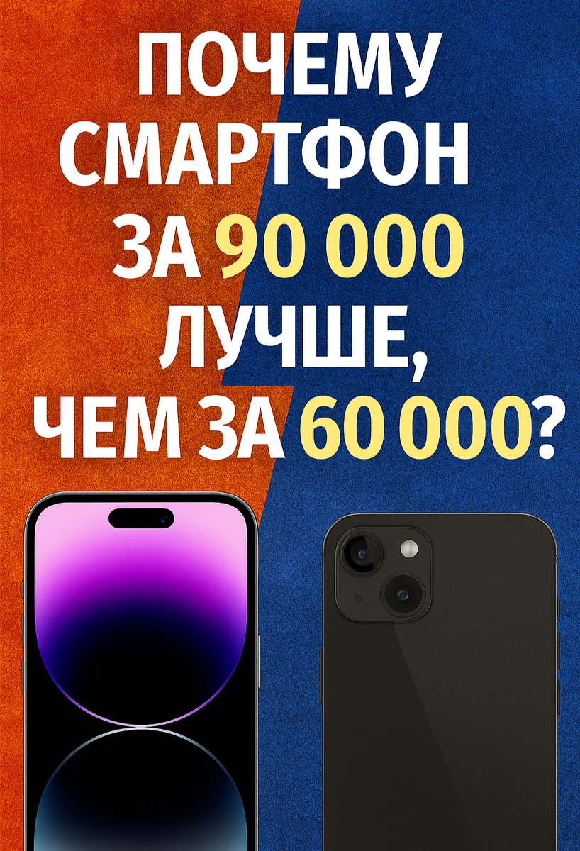 📸 Разница, которую видно — даже без зума Камеры, экраны, зарядка: смартфоны за 90 000 рублей не просто лучше — они создают другой пользовательский опыт.