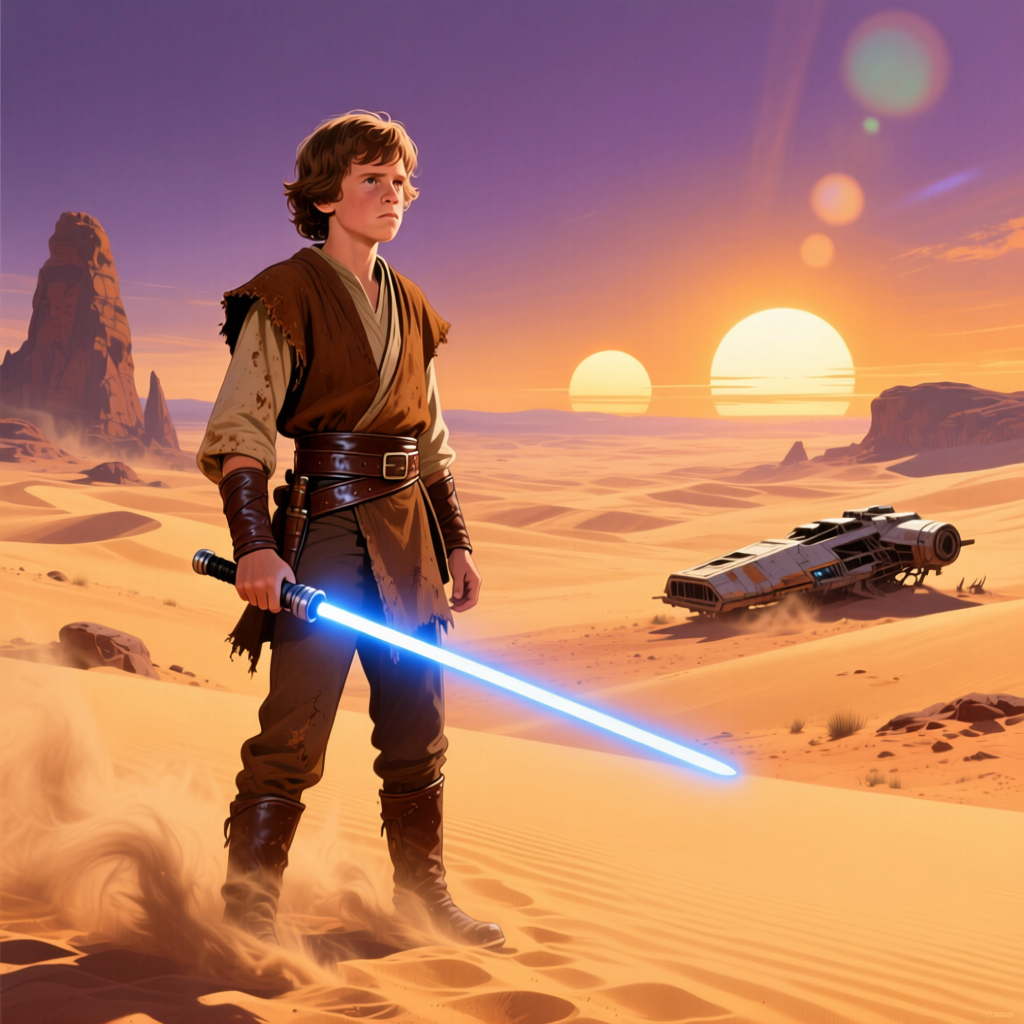 Молодой Люк Скайуокер