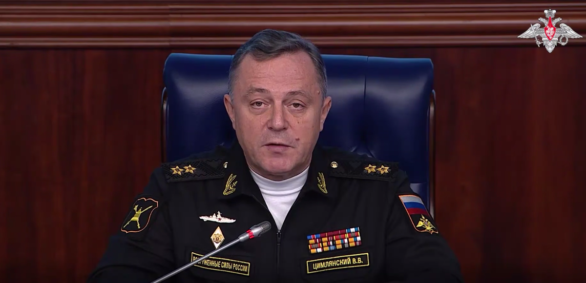 Владимир Цимлянский. Скрин видео Минобороны