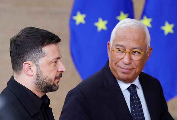    Владимир Зеленский и Антониу Кошта. Фото: Yves Herman / Reuters