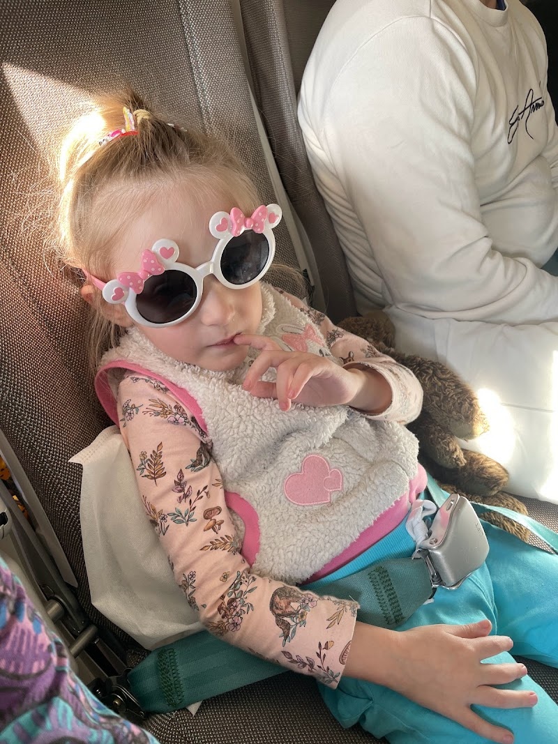 Дочка в самолете