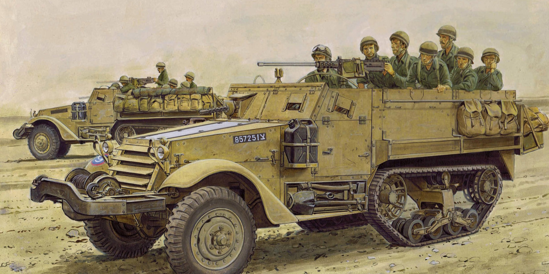 Как армия США во Второй Мировой войне использовала бронетранспортёры