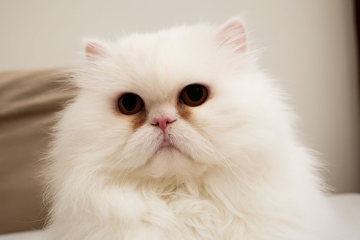 Слёзные дорожки у кошки